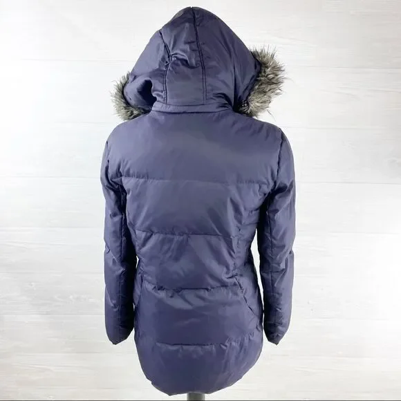 Anne Klein Down Faux Fur Hooded Puffer Coat - Picture 5 of 12